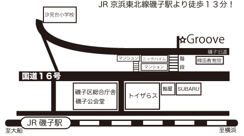 当店までの略地図